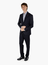 Abito tinta unita Texas blu