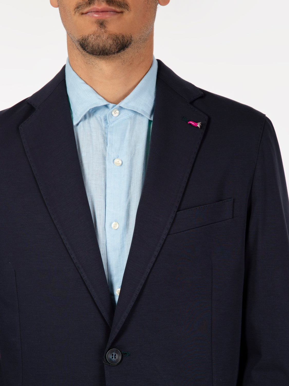 Blue Jersey Blazer