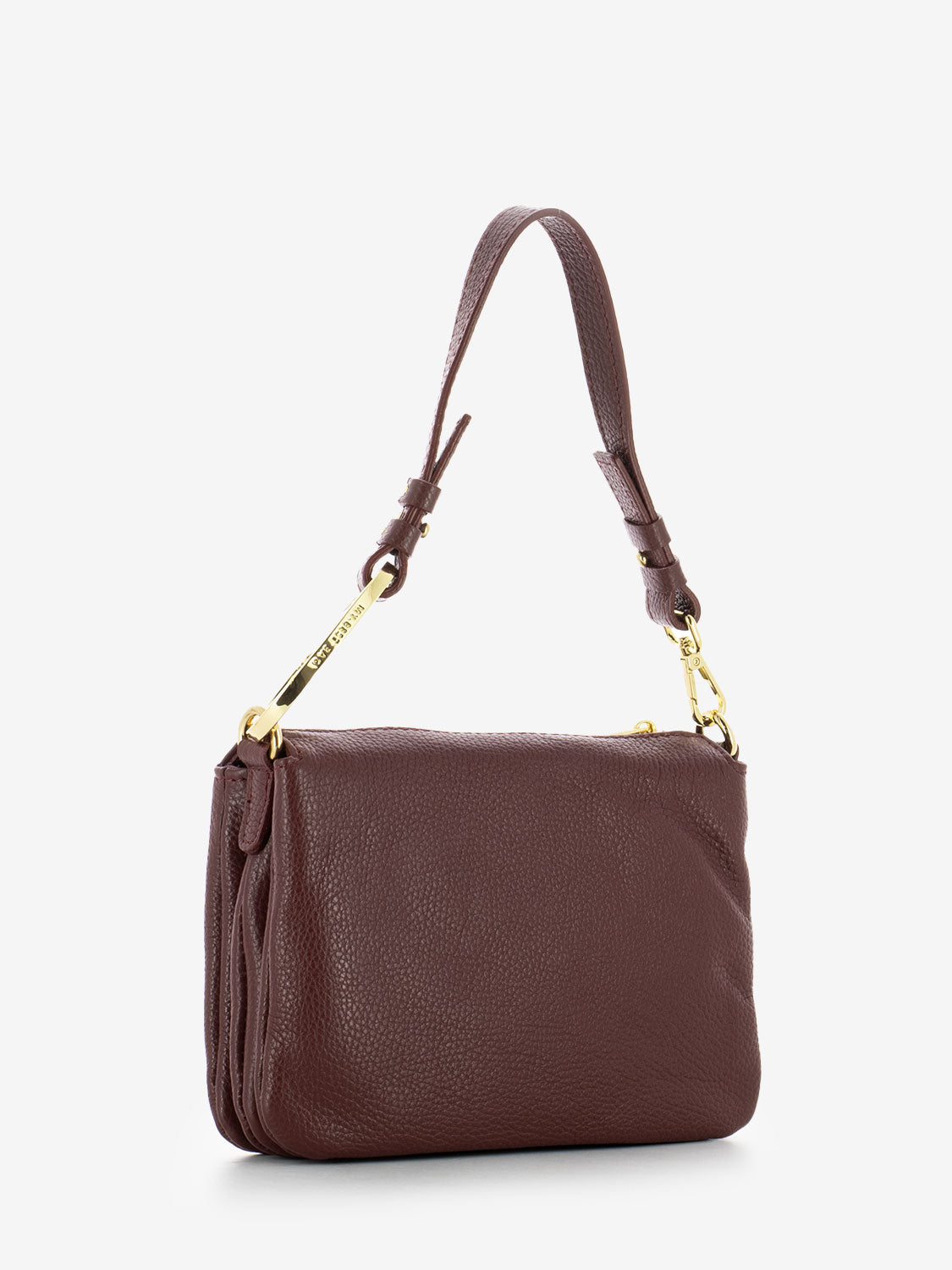 Borsa con manici intercambiabili carminio