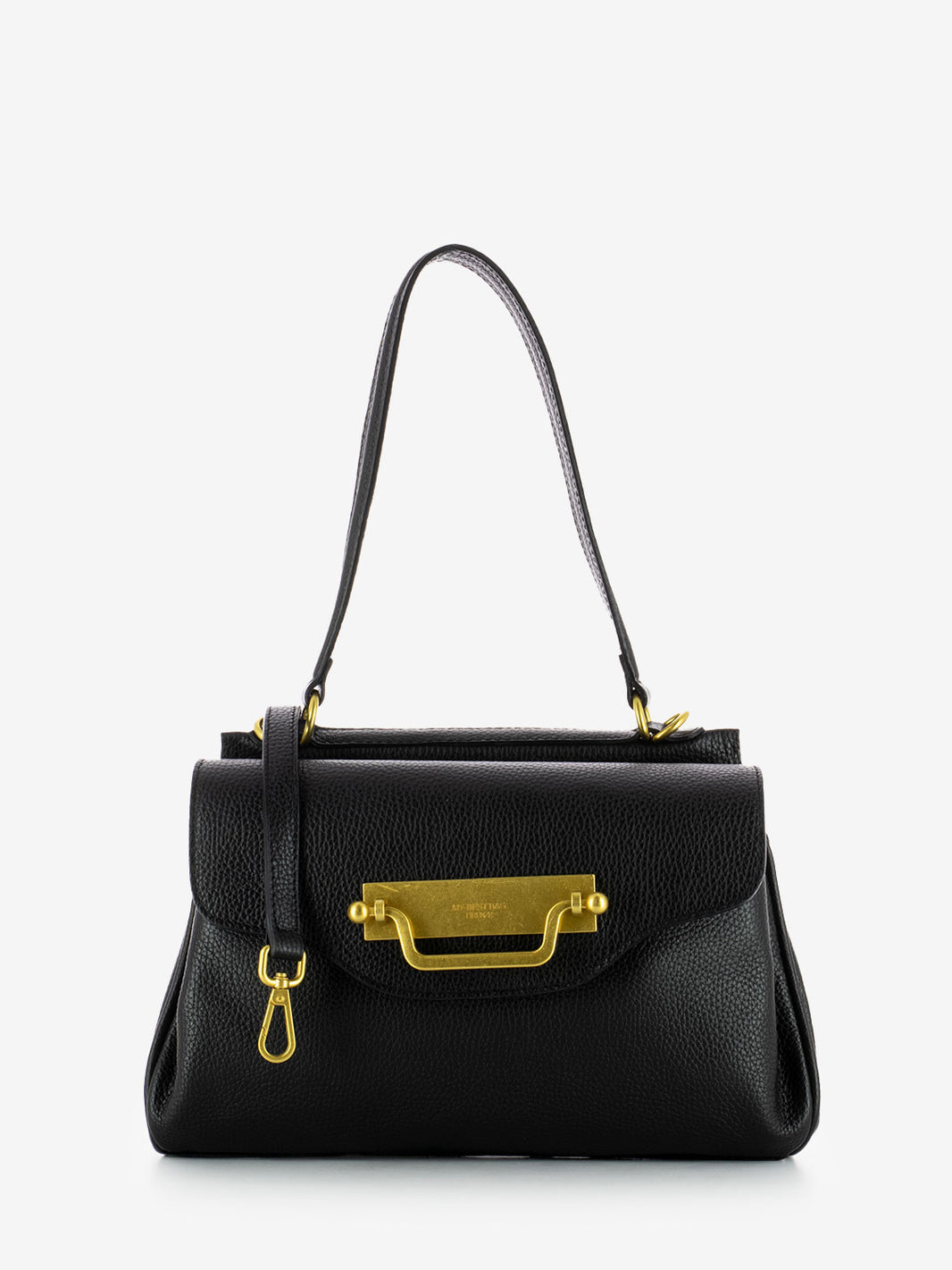 Borsa Diana in pelle nera