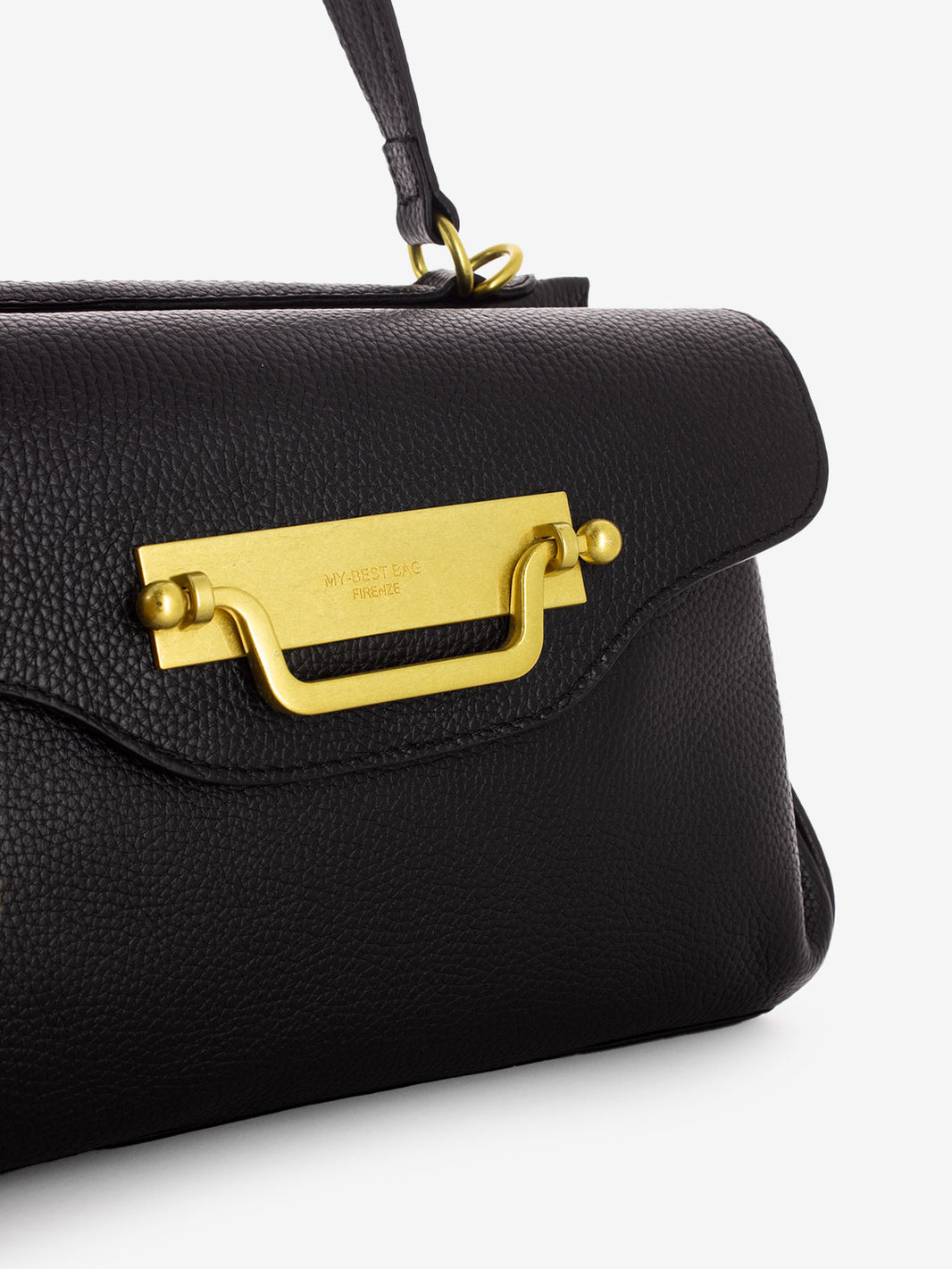 Borsa Diana in pelle nera