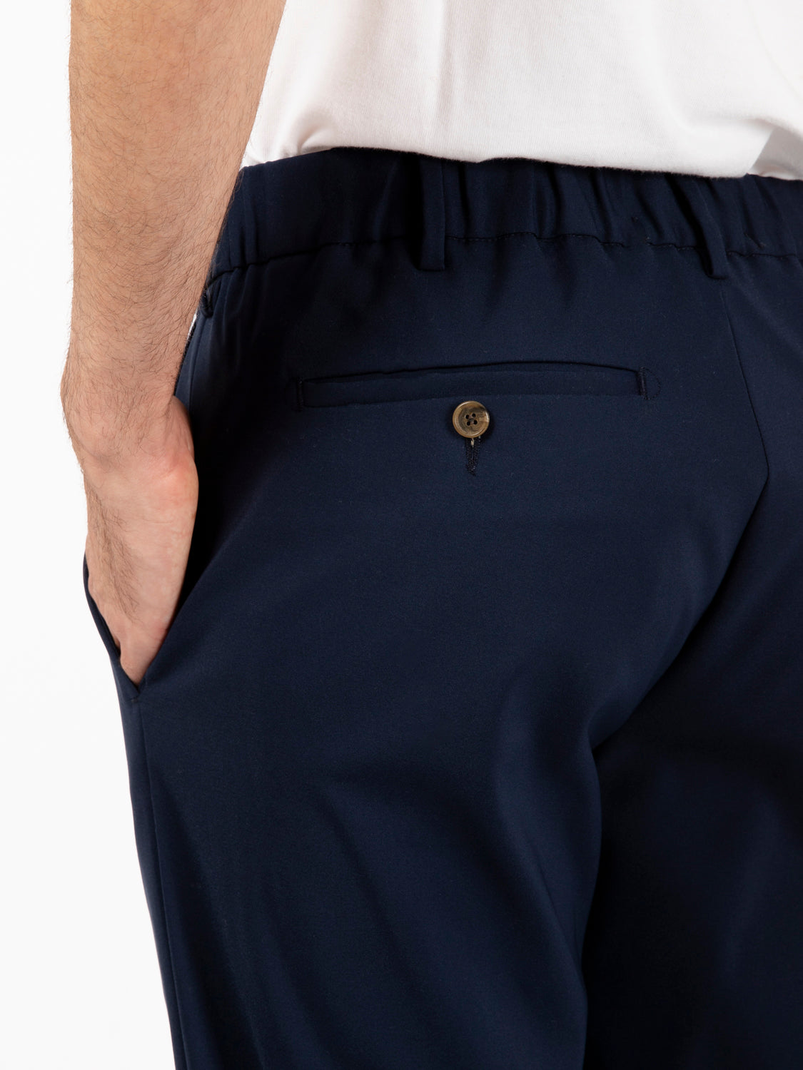 Panta laccio tecnico blu