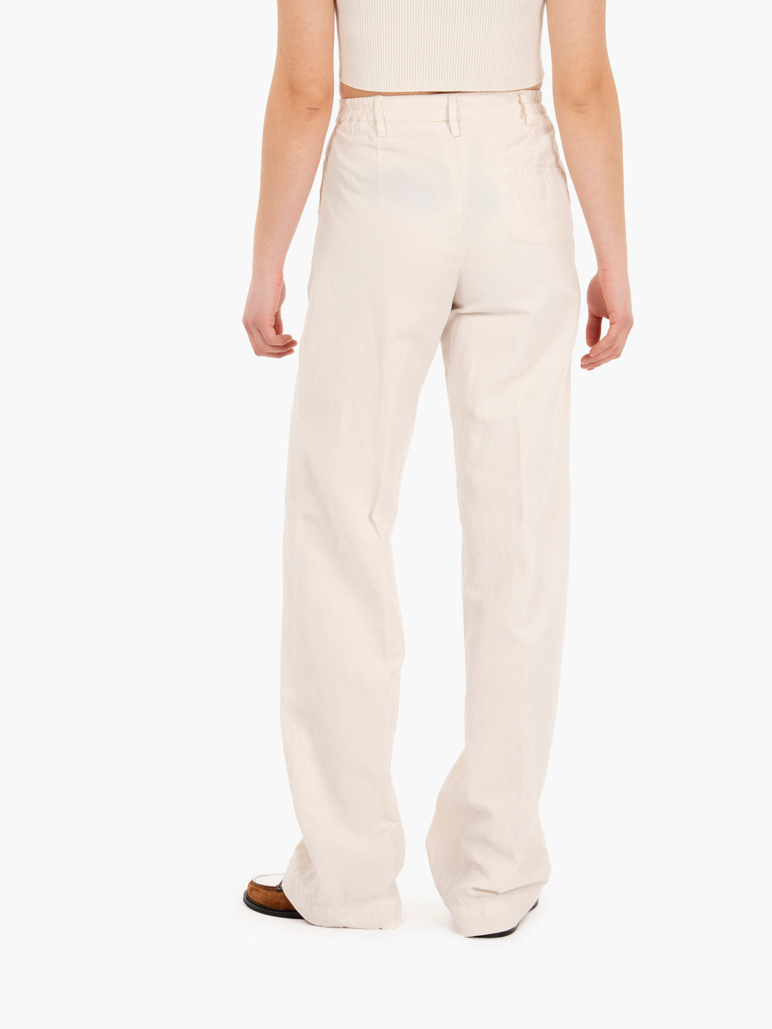 Pantaloni a palazzo bianco