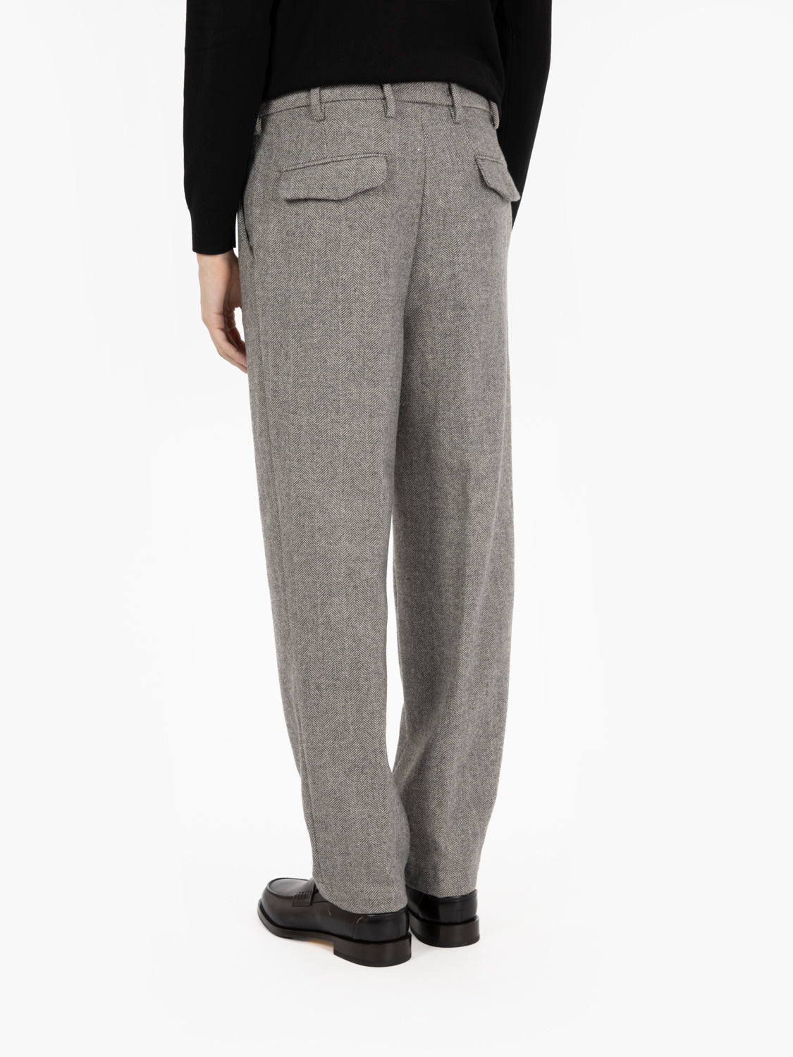 Pantaloni Ade spinato grigio