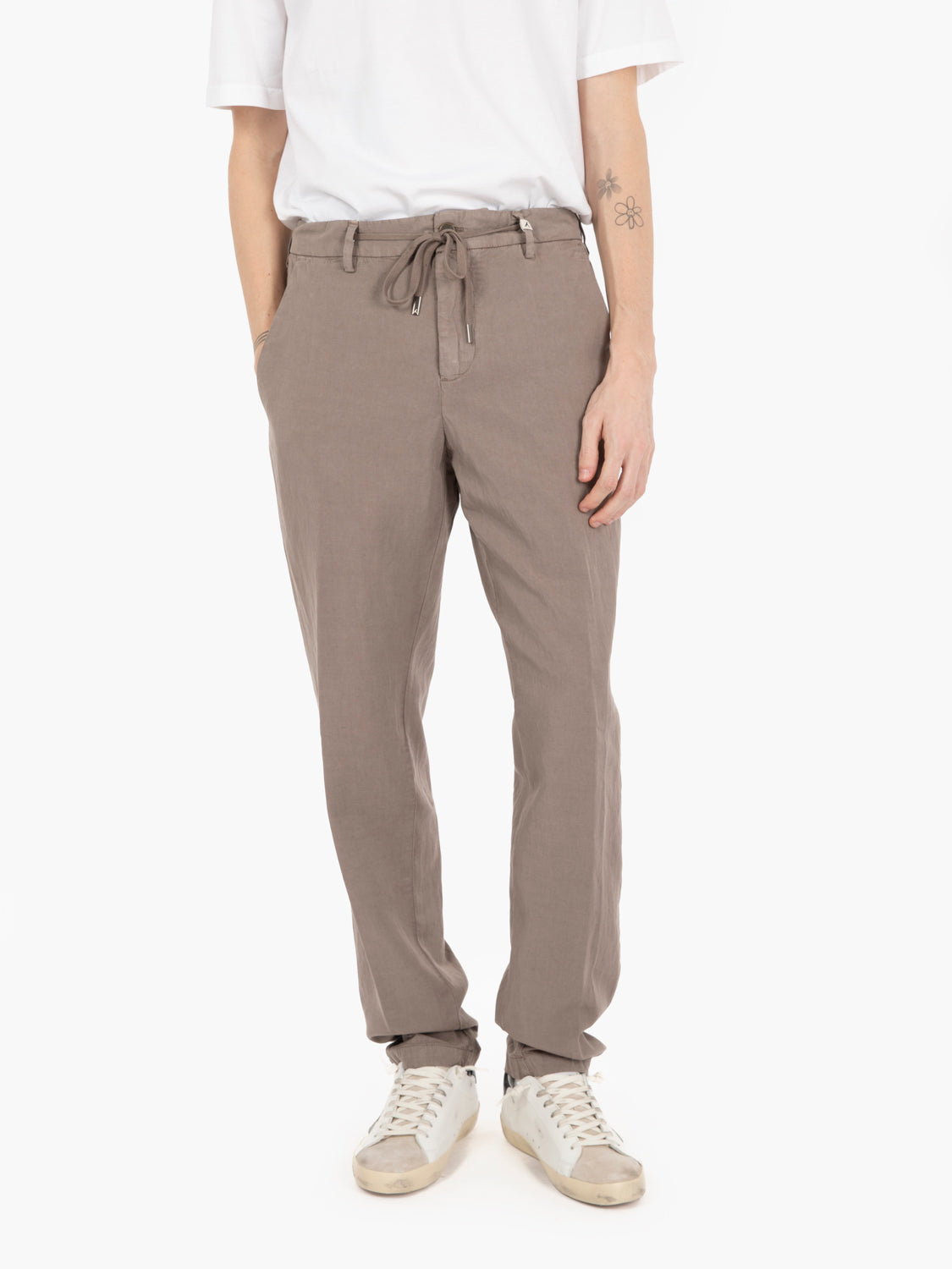 Pantaloni Apollo con coulisse moro