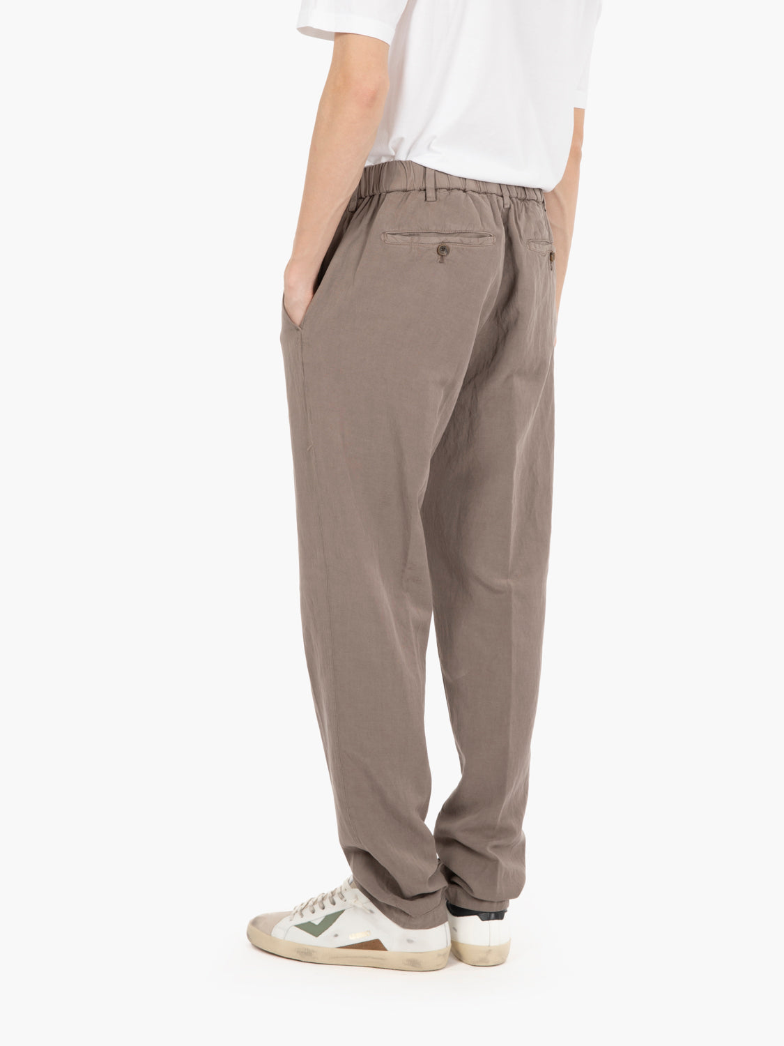 Pantaloni Apollo con coulisse moro
