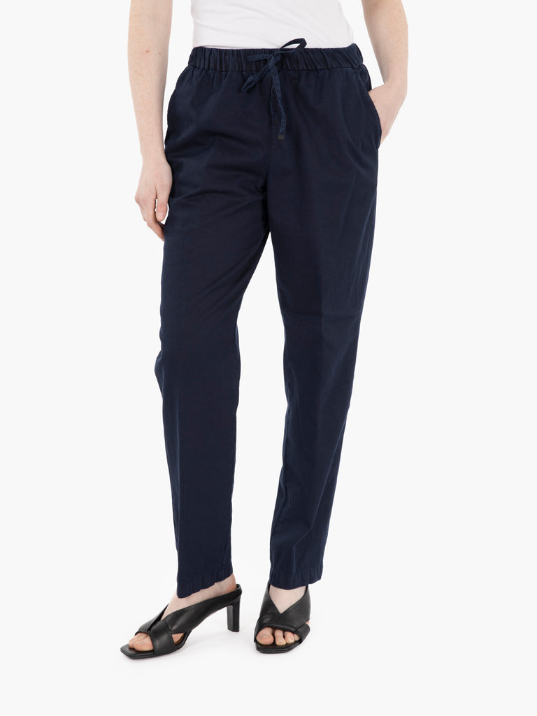 MYTHS - Pantaloni con coulisse blu