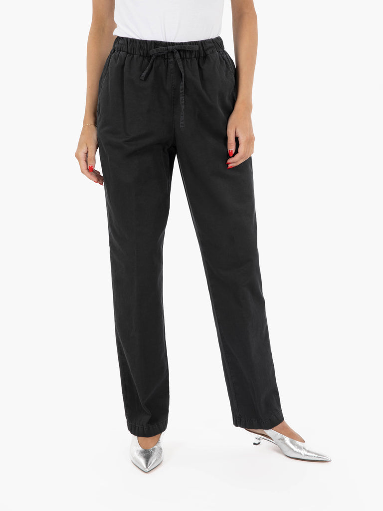 MYTHS - Pantaloni con coulisse nero
