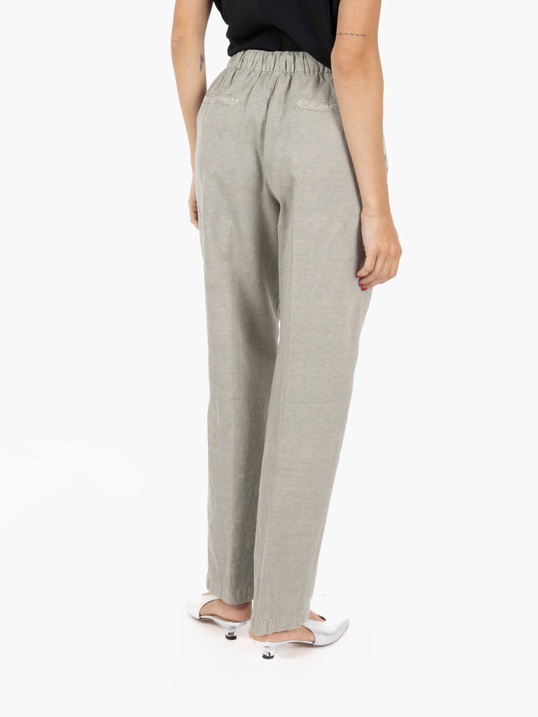 MYTHS - Pantaloni con coulisse verde salvia