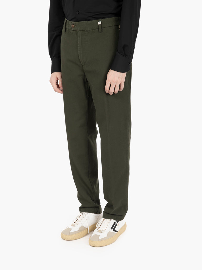 MYTHS - Pantaloni in cotone verdi