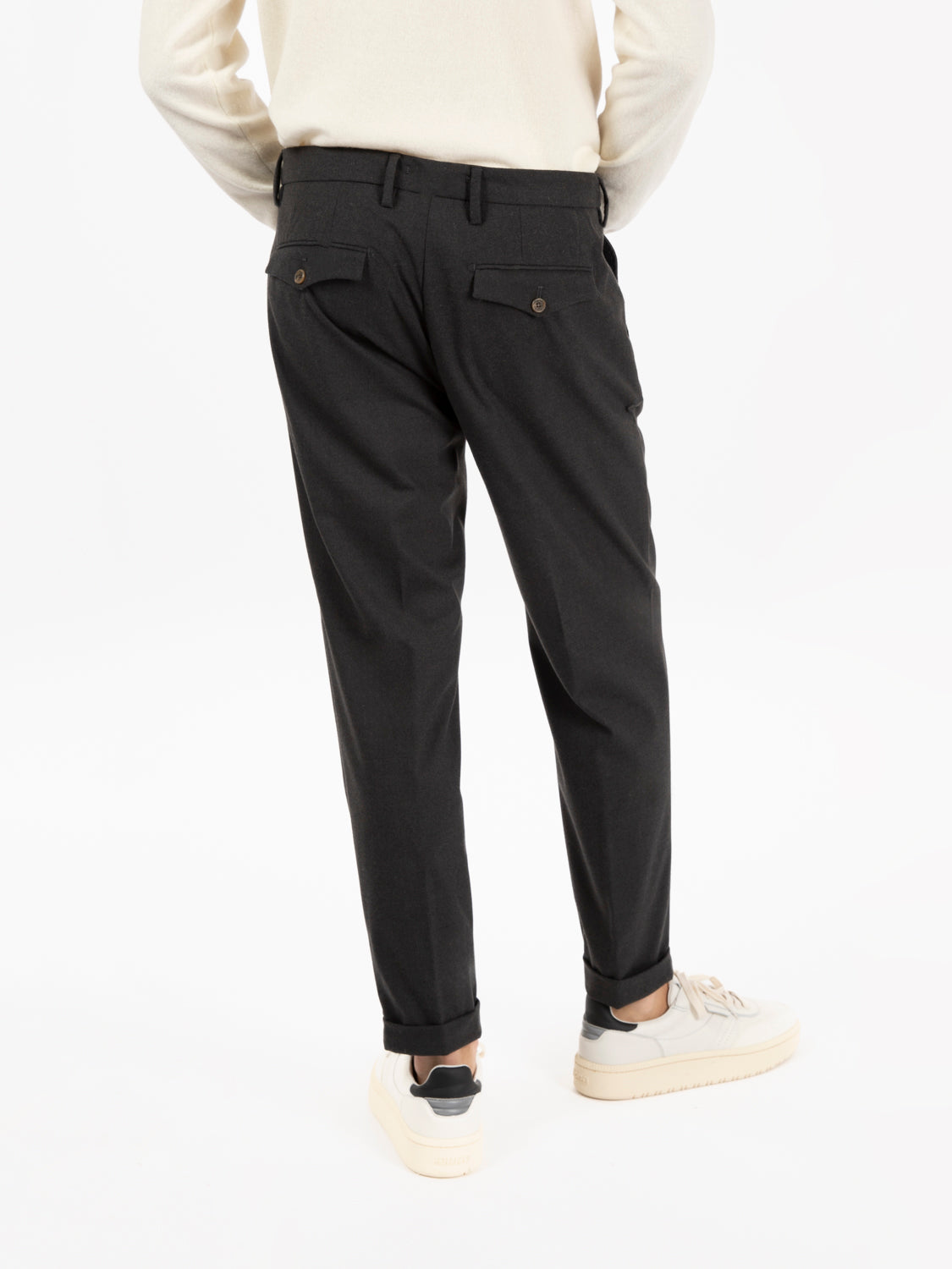 Pantaloni in poliviscosa grigi