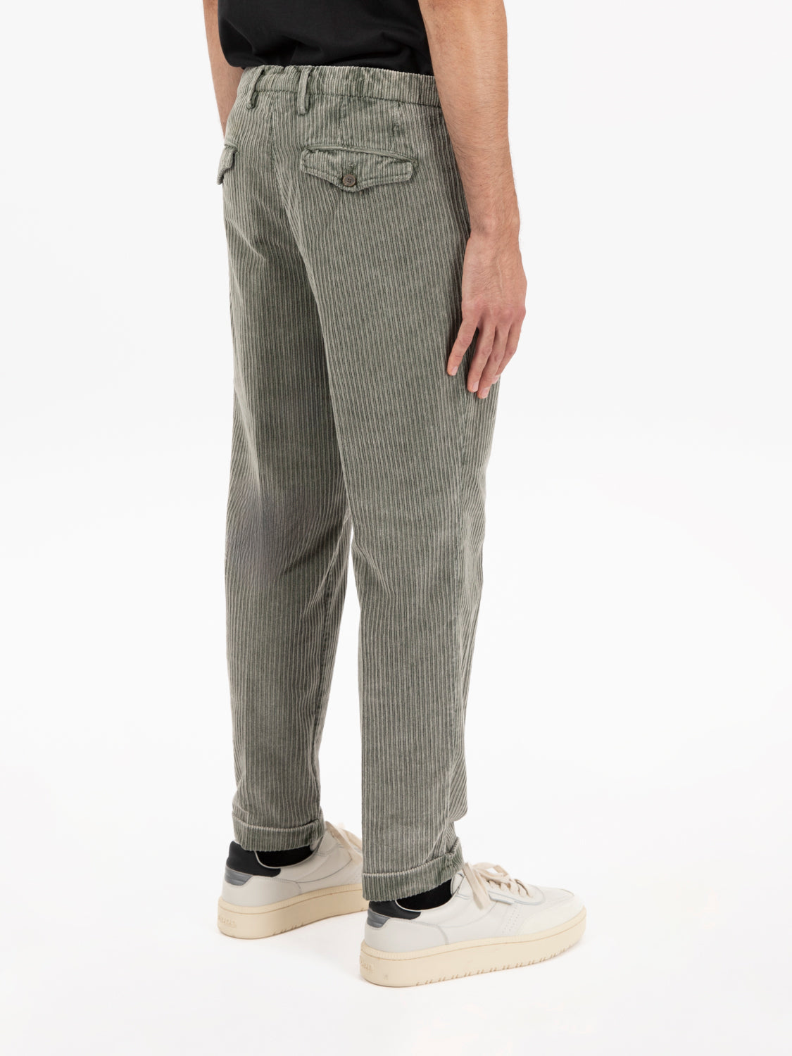 Pantaloni in velluto a coste Zeus militare