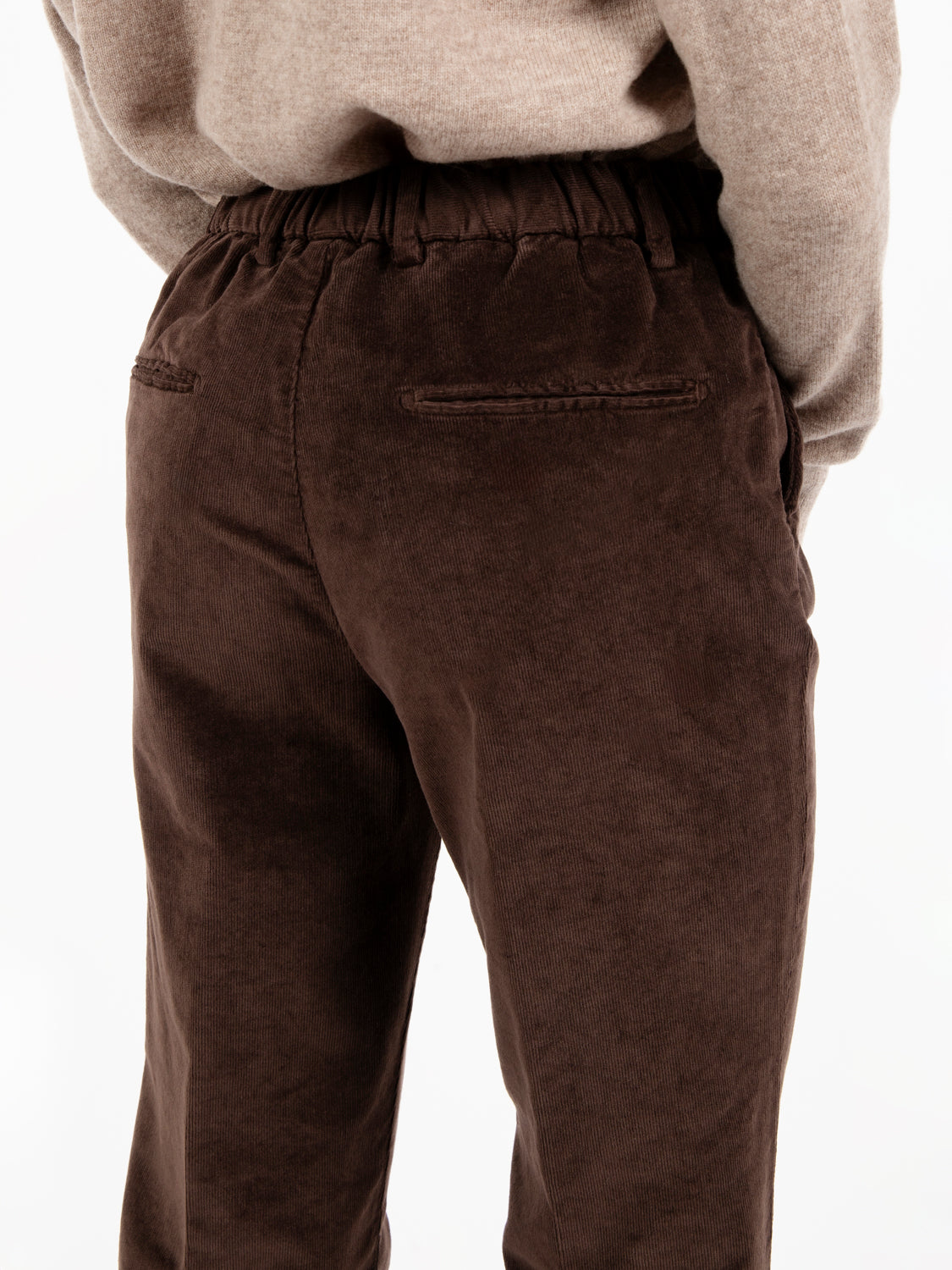 Pantaloni in velluto moro