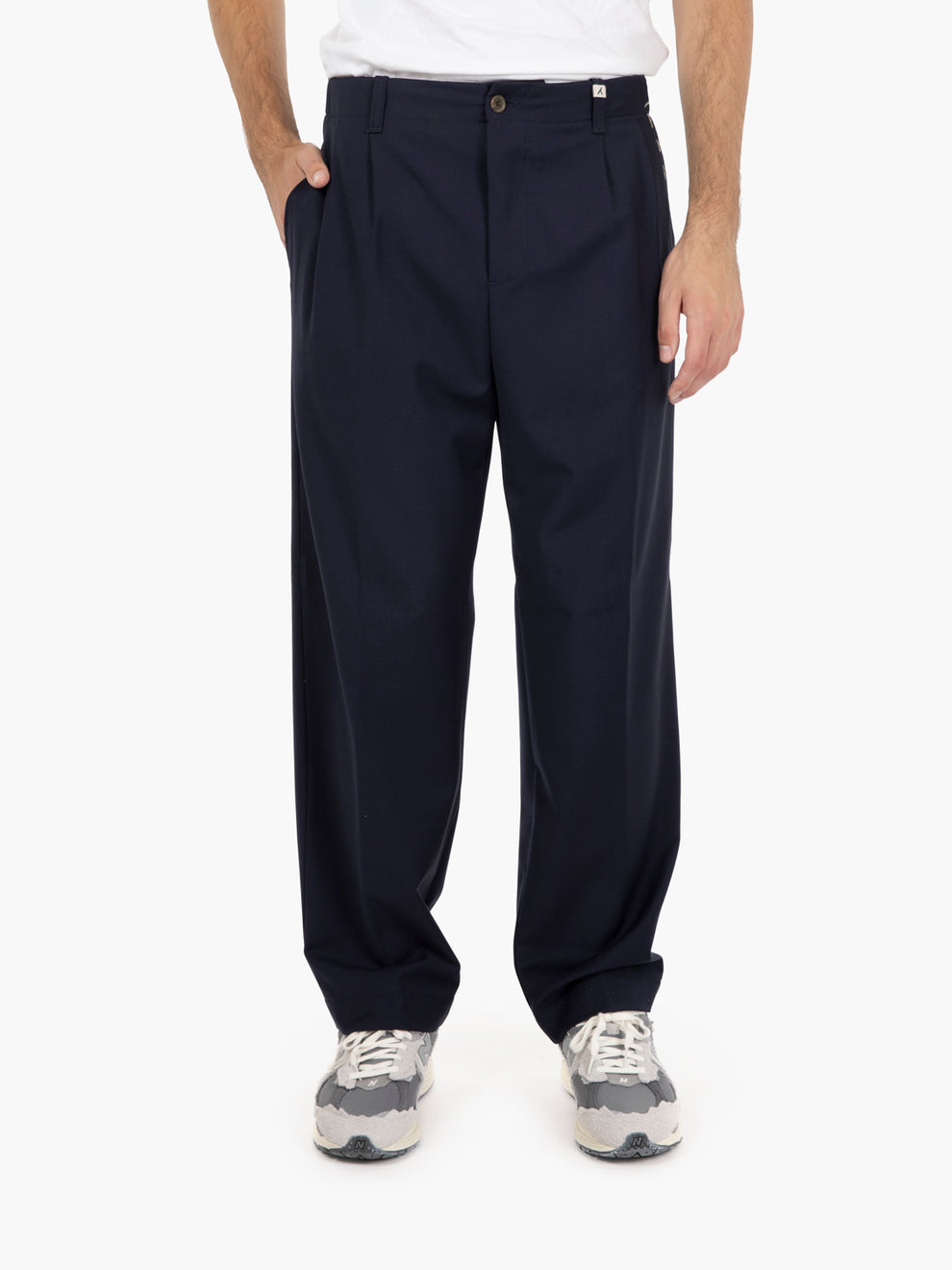 Pantaloni Poseidone larghi in Cordura® e Combat Wool™ navy