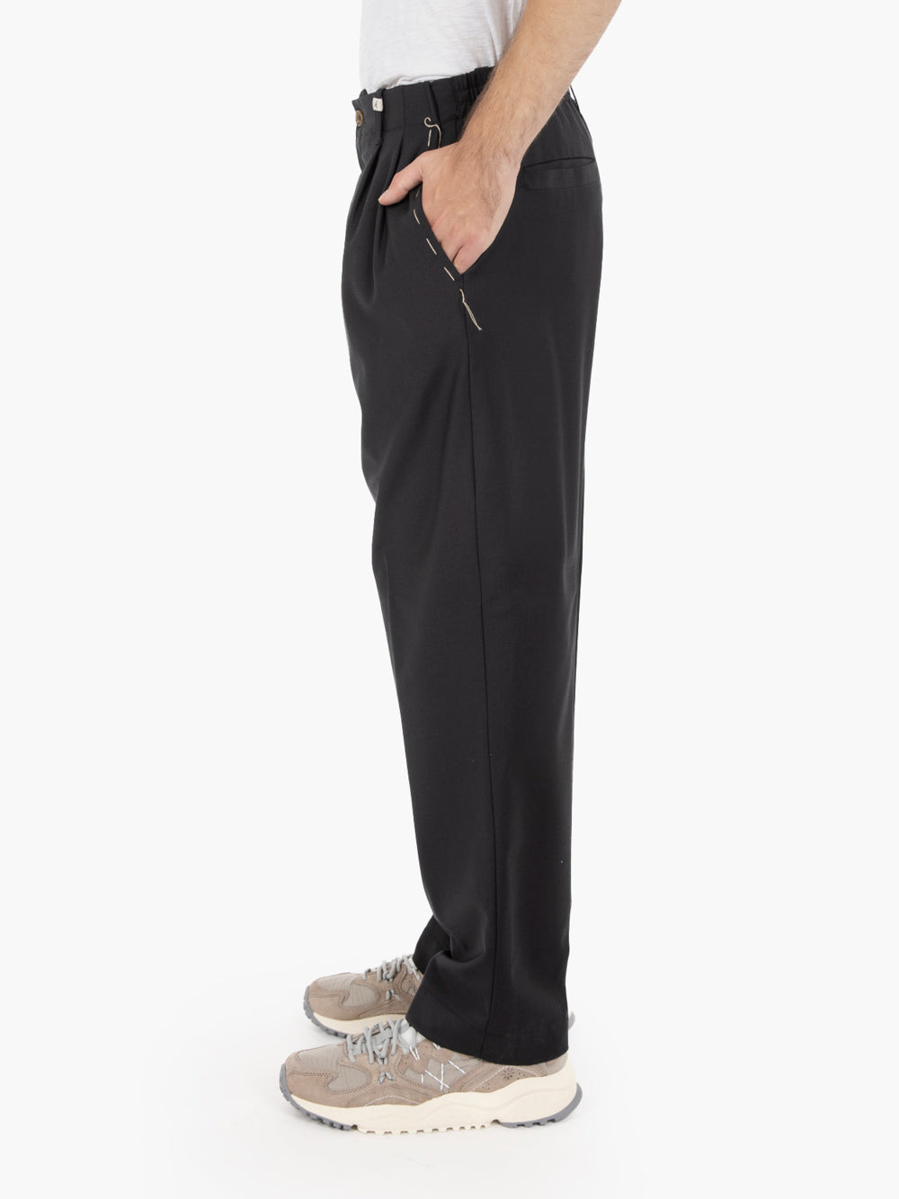 Pantaloni Poseidone larghi in Cordura® e Combat Wool™ nero