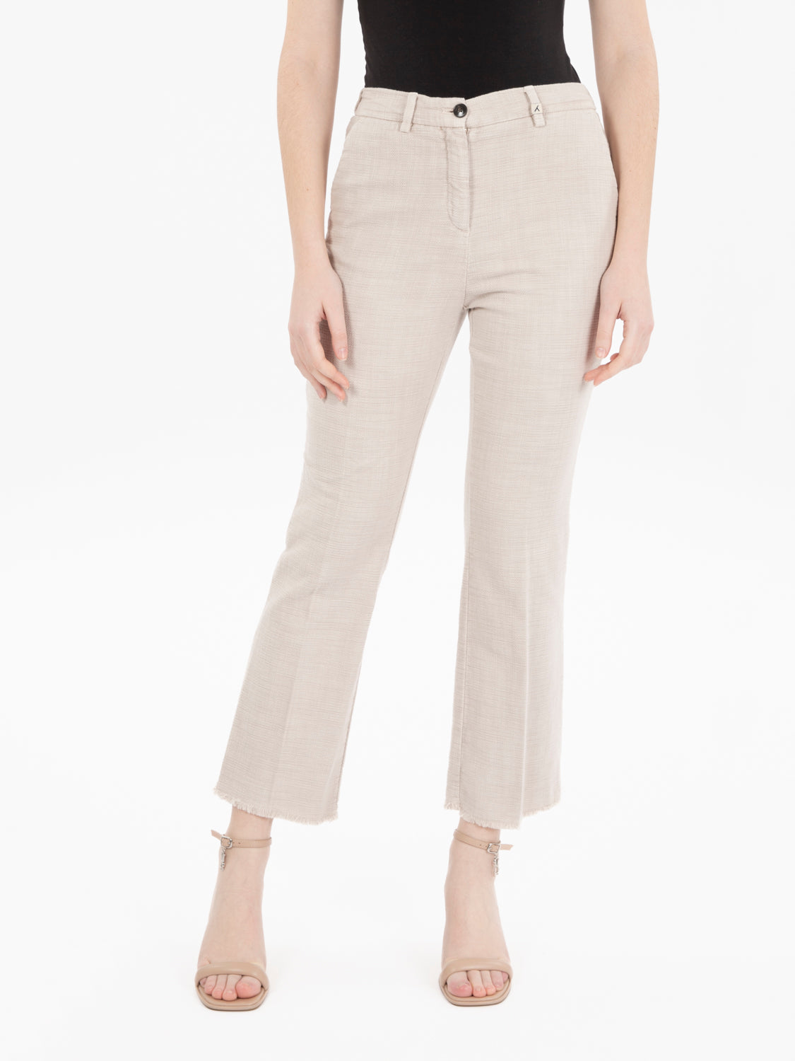 Pantaloni structure sabbia