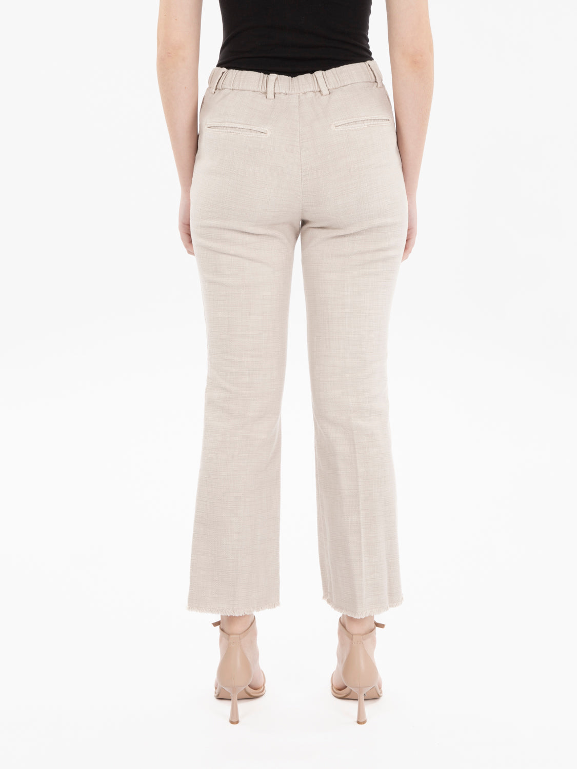 Pantaloni structure sabbia