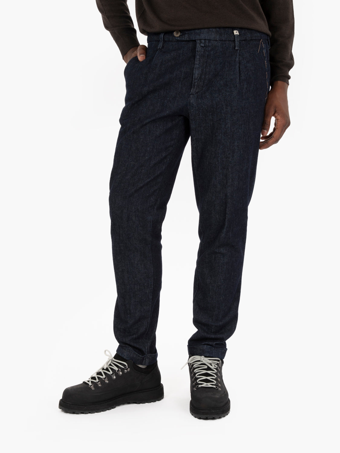 Pantaloni Zeus in denim blu