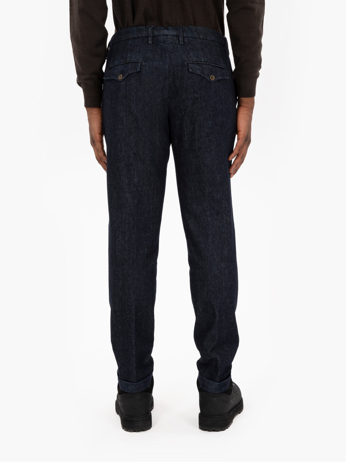 Pantaloni Zeus in denim blu