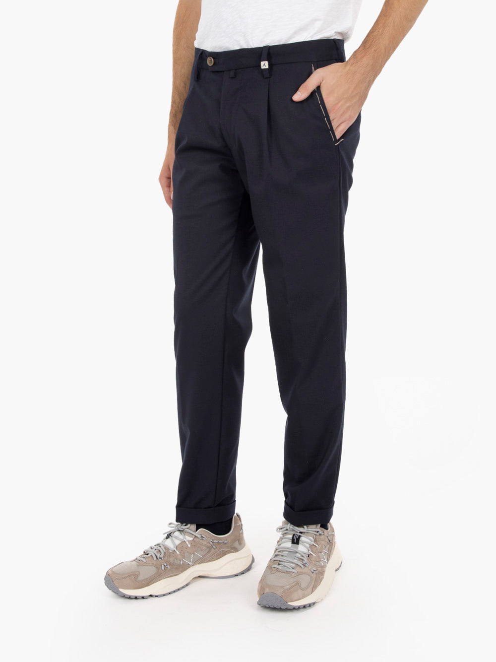 Pantaloni Zeus navy