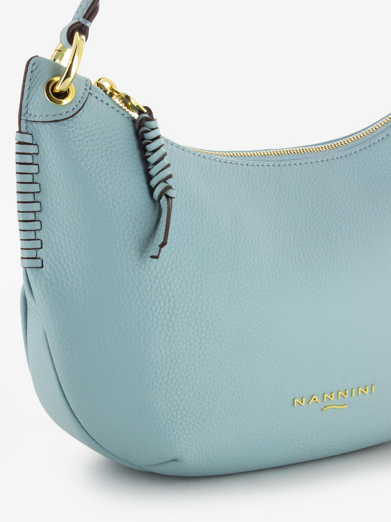 NANNINI - Borsa a spalla Yara small cielo