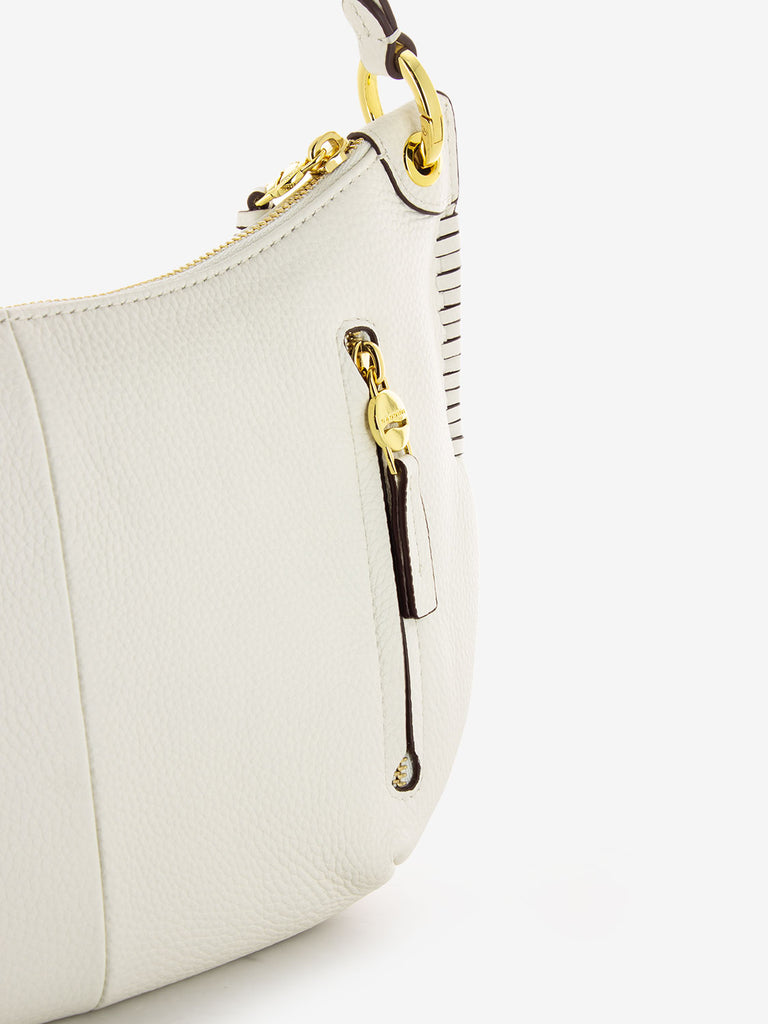 NANNINI - Borsa a spalla Yara small offwhite