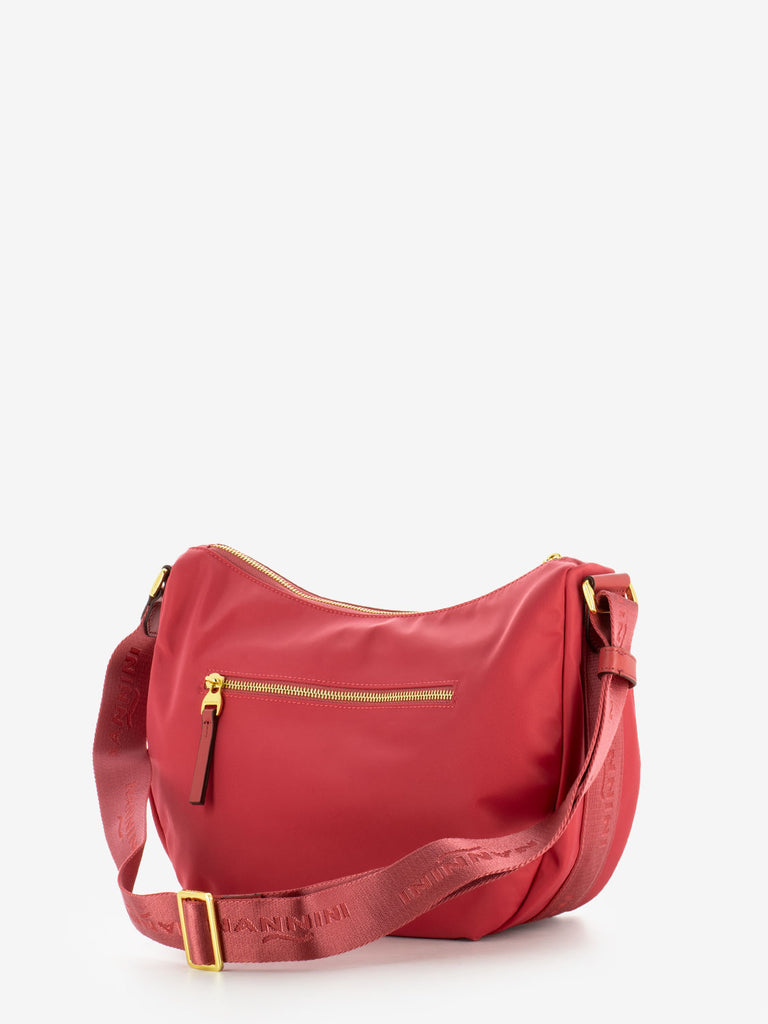 NANNINI - Borsa a tracolla Liberty in nylon geranio