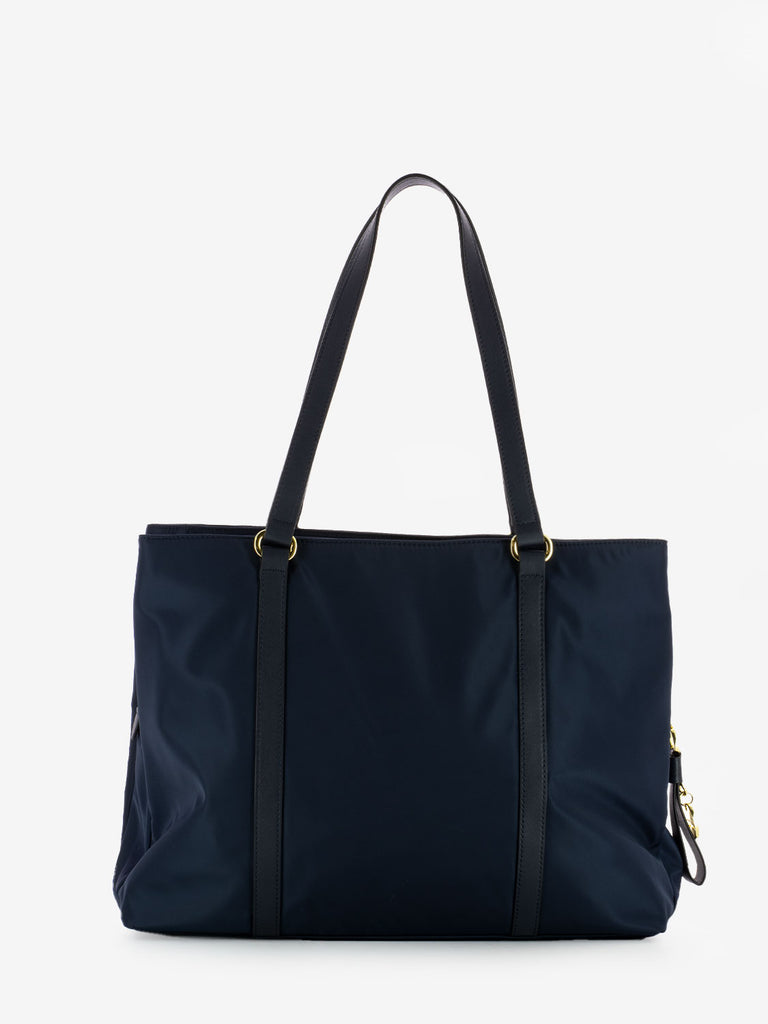 NANNINI - Borsa Liberty grande in nylon navy
