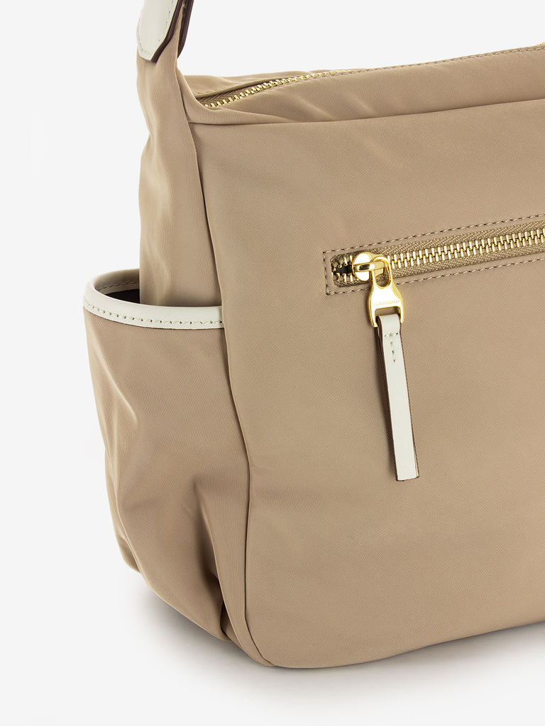 NANNINI - Borsa Liberty nylon beige / offwhite