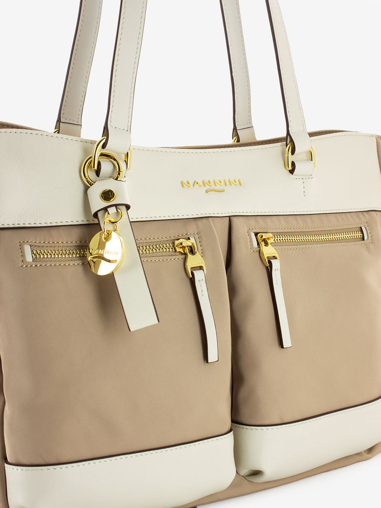 NANNINI - Borsa Liberty tasche beige / offwhite