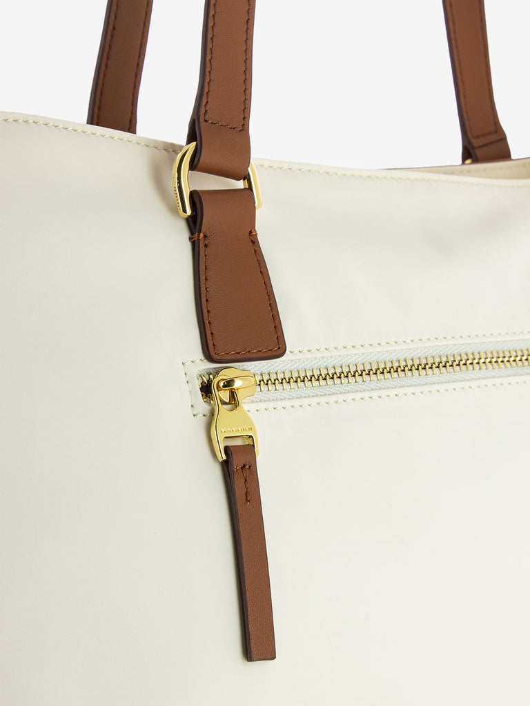 NANNINI - Borsa Liberty tasche offwhite / cuoio