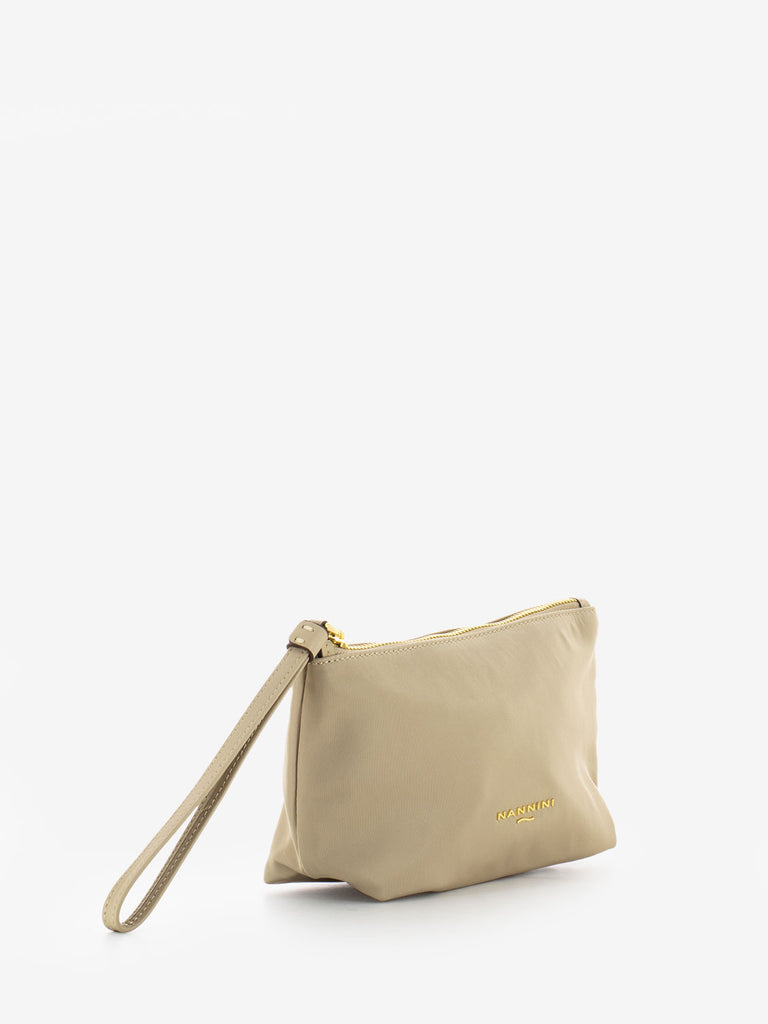 NANNINI - Borsa pochette Sara beige