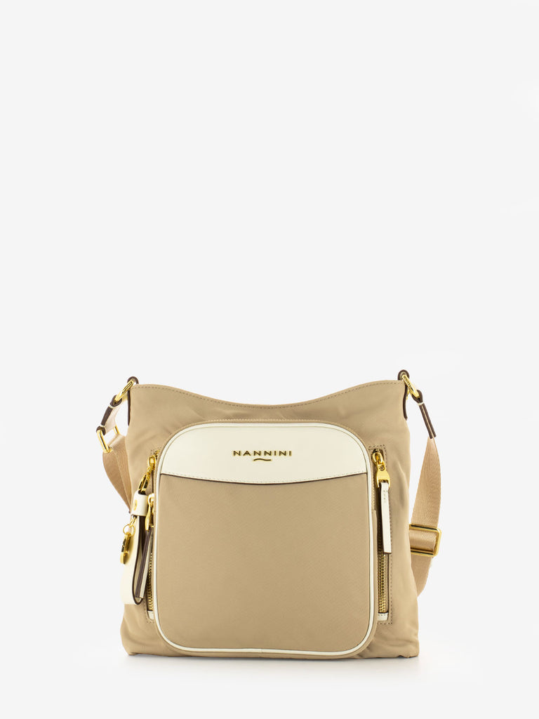 NANNINI - Borsa tracolla Liberty beige / offwhite