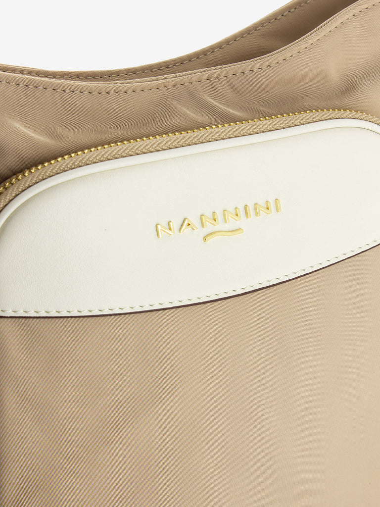 NANNINI - Borsa tracolla Liberty beige / offwhite