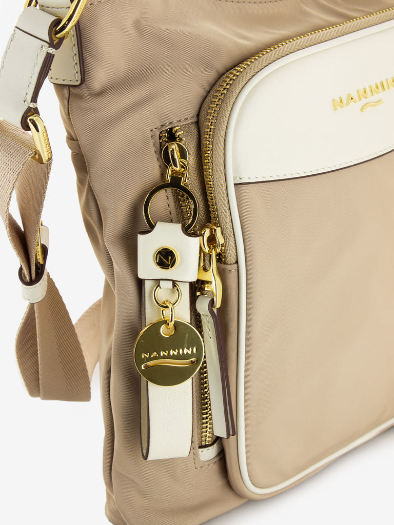 NANNINI - Borsa tracolla Liberty beige / offwhite