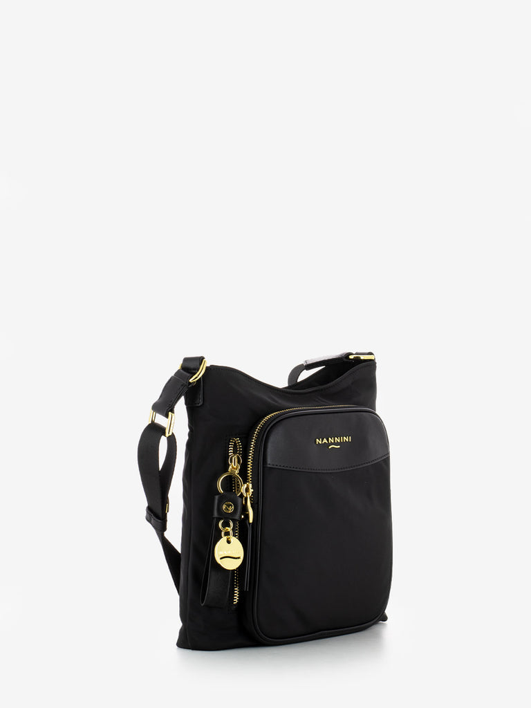 NANNINI - Borsa tracolla Liberty nero
