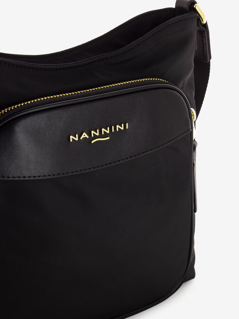 NANNINI - Borsa tracolla Liberty nero
