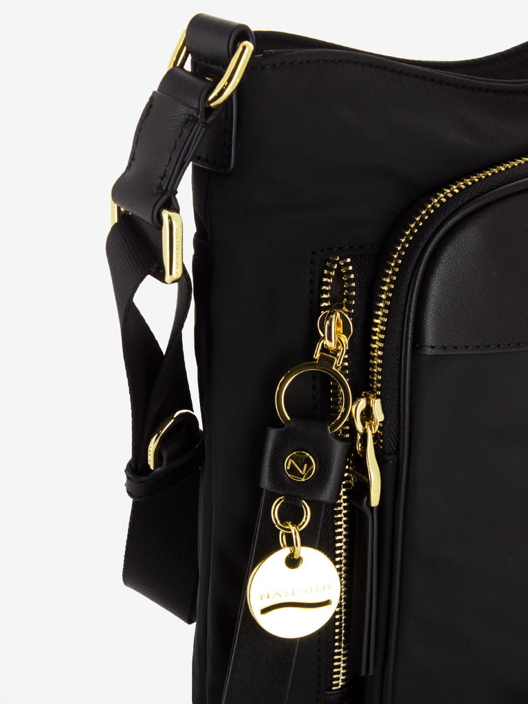 NANNINI - Borsa tracolla Liberty nero