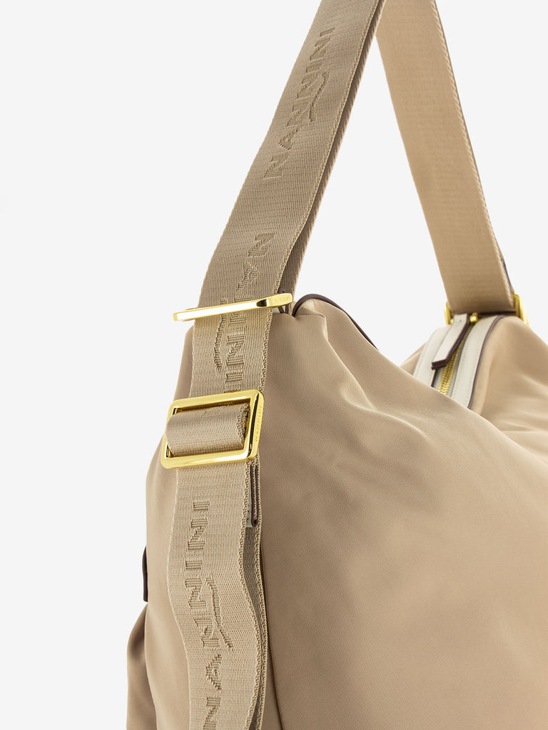 NANNINI - Borsa zaino Liberty beige / offwhite