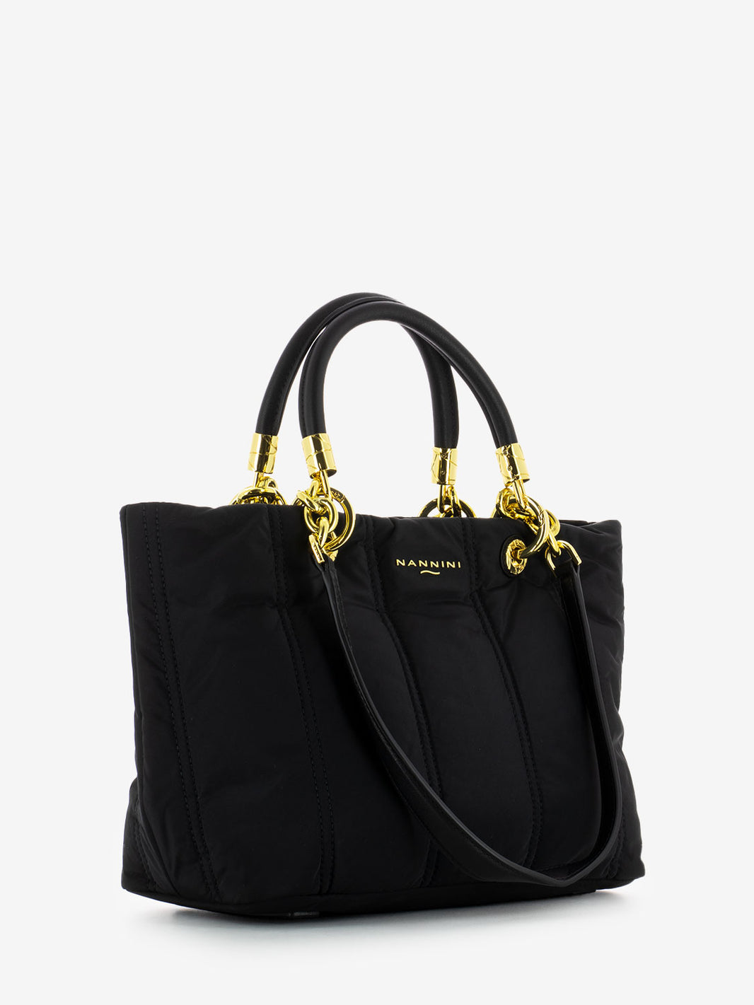 Borsa glassy S nero
