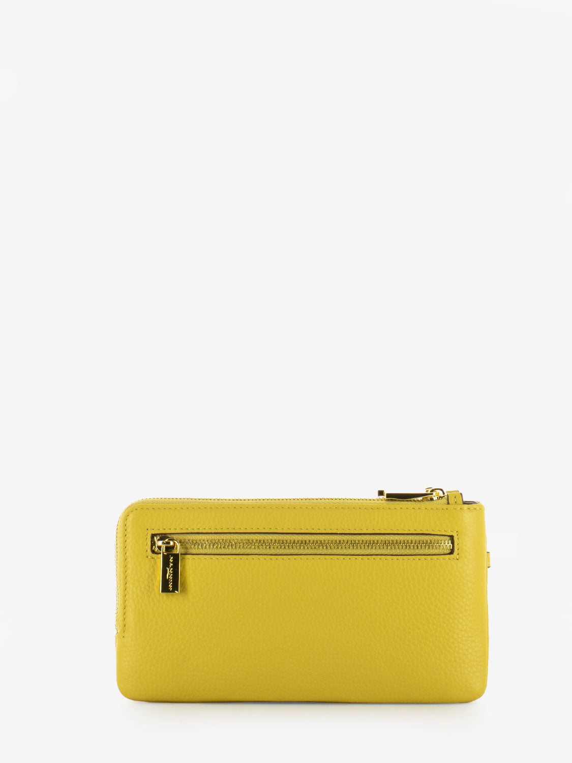 Portafoglio Wallis in pelle giallo