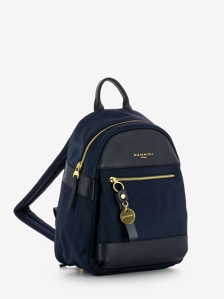 NANNINI - Zaino in nylon Liberty blu navy