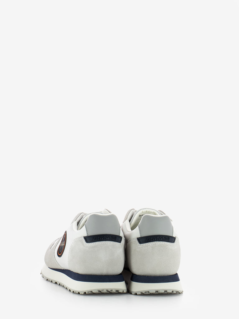 NAPAPIJRI - Sneakers in suede e nylon bright white