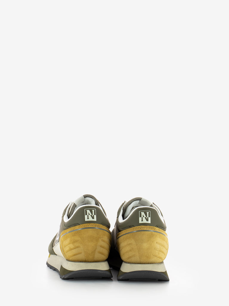 NAPAPIJRI - Sneakers in suede e nylon dark olive