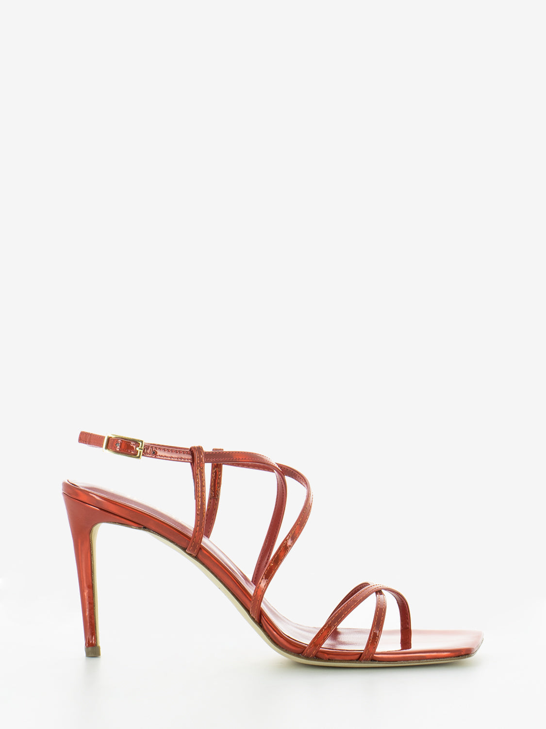 Mony 17 square toe red sandals