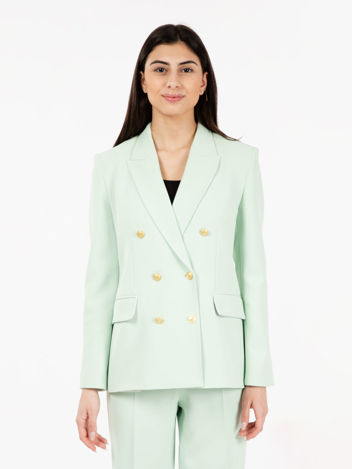 Blazer doppiopetto cady mint