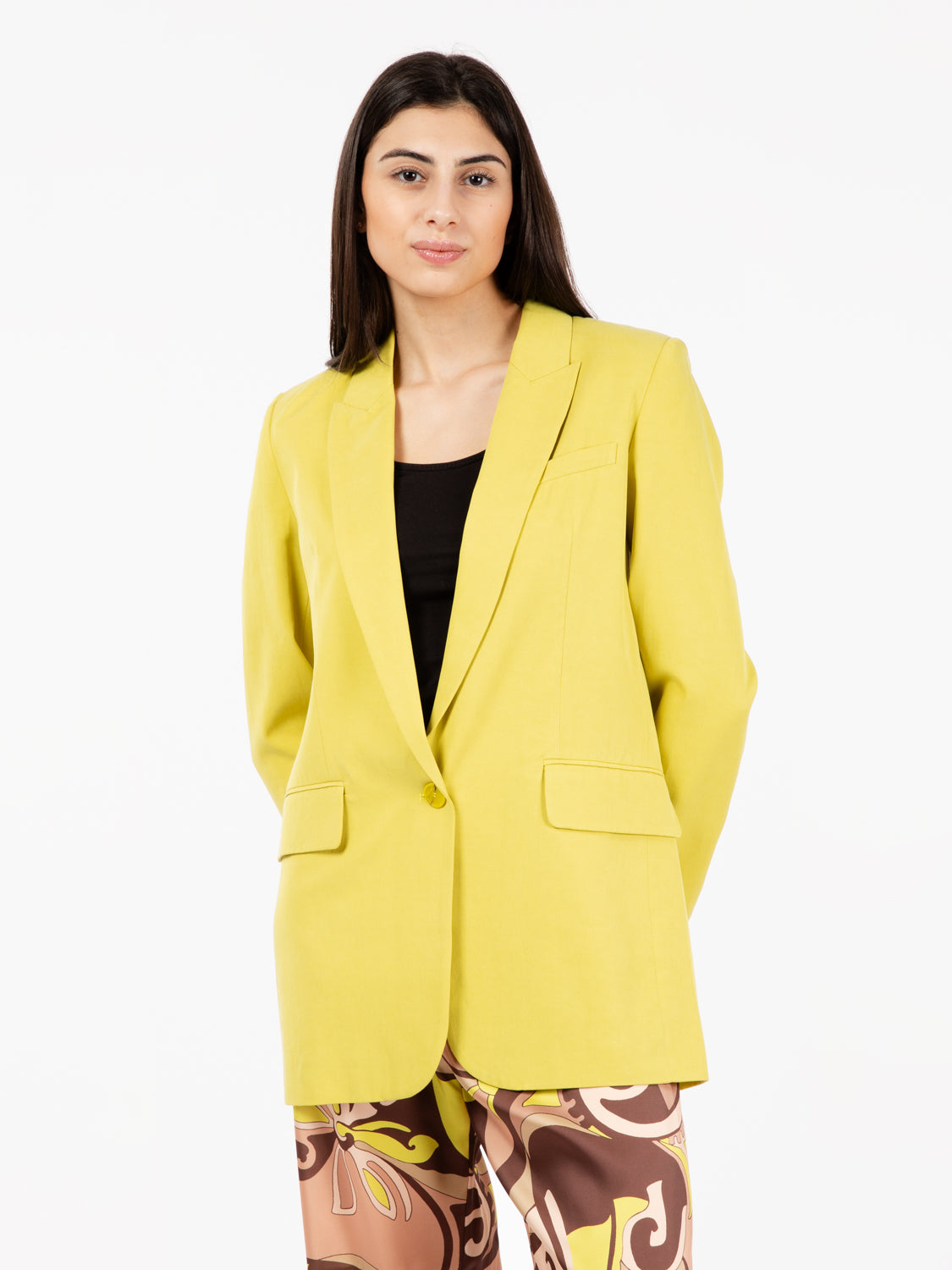 Blazer monopetto twill light