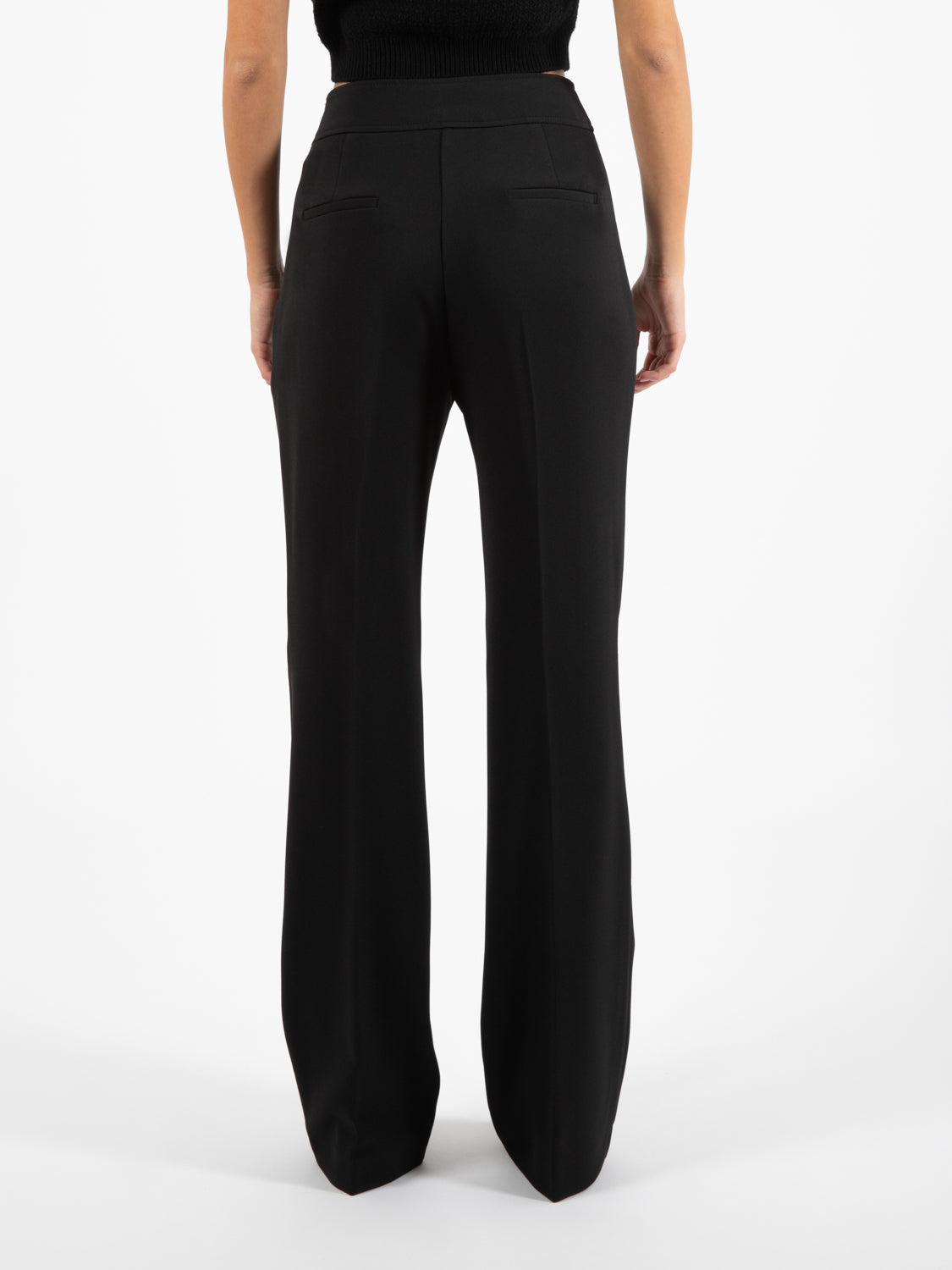 Pantalone flare cady nero