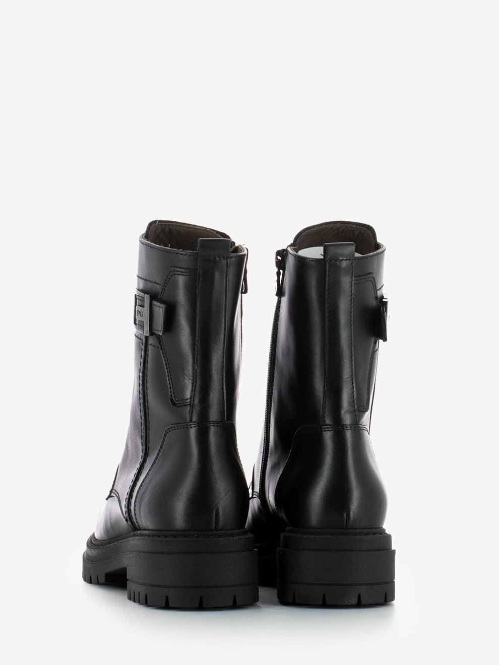 BLACK LEATHER GLOVE AMPHIBIAN I514833D_100