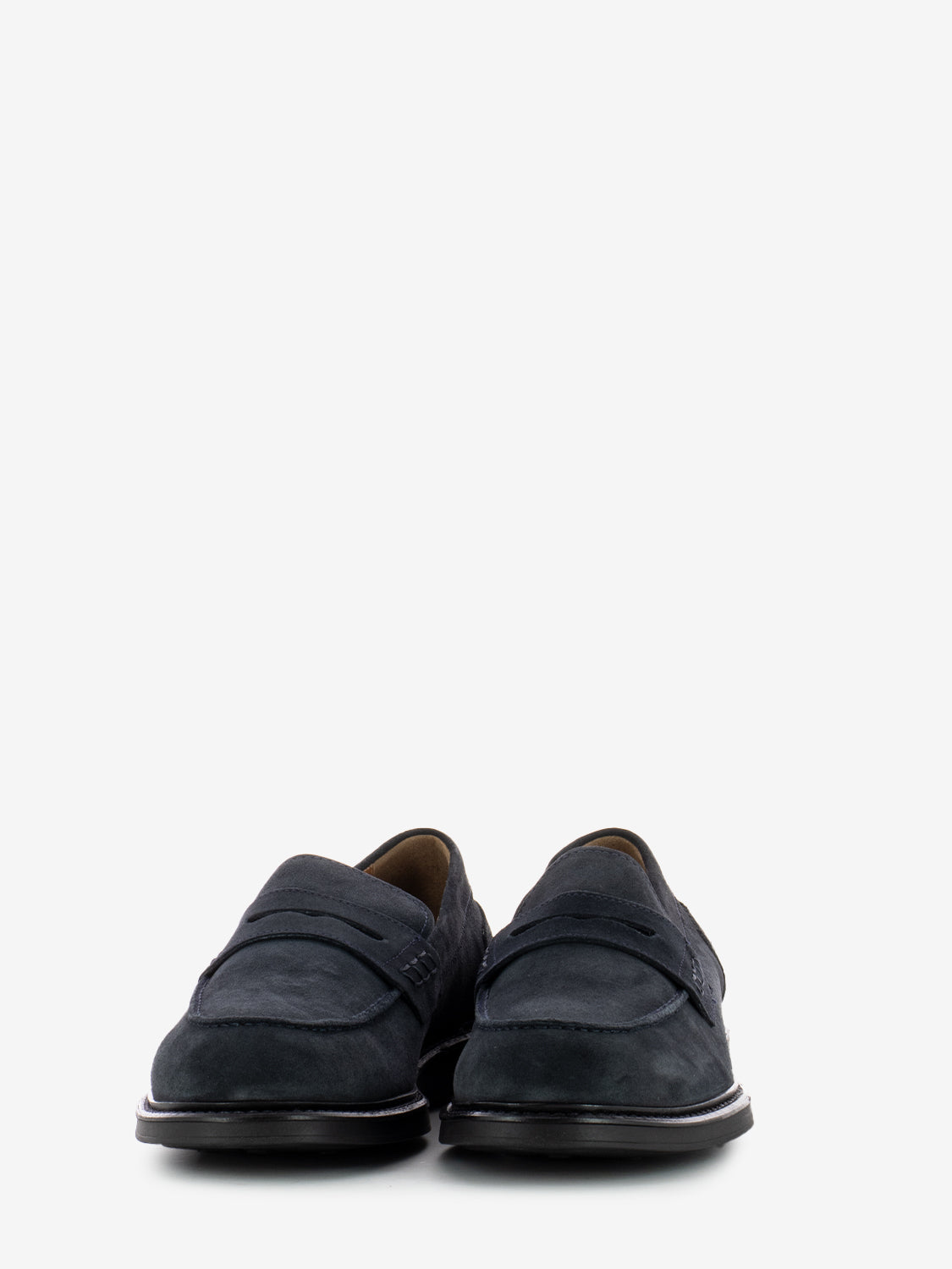 Arold blue suede loafers